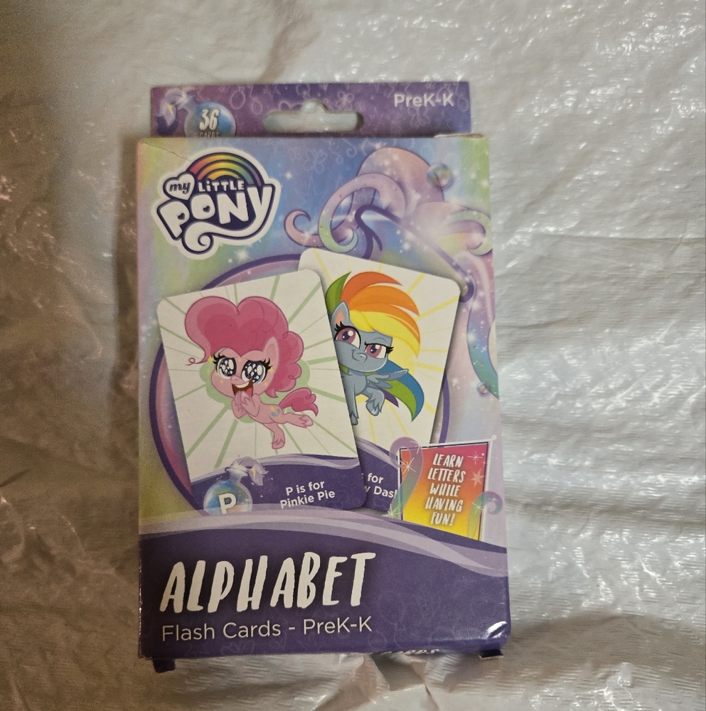 My Little Pony Friendship Is Magic MLP Pony Life Alphabet Flashcards